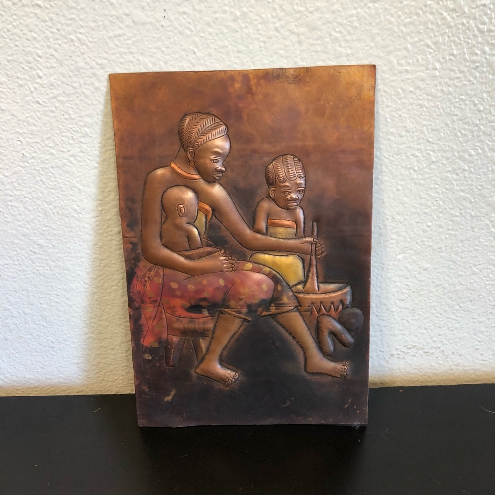 African Metal Decorative Wall Art